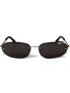 Off-white Miami Sunglasses In Gold