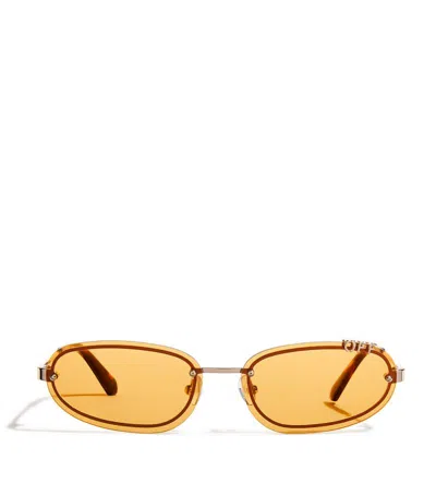 Off-white Miami Sunglasses In Gold