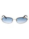 Off-white Miami Sunglasses In Gold Gradient Blue