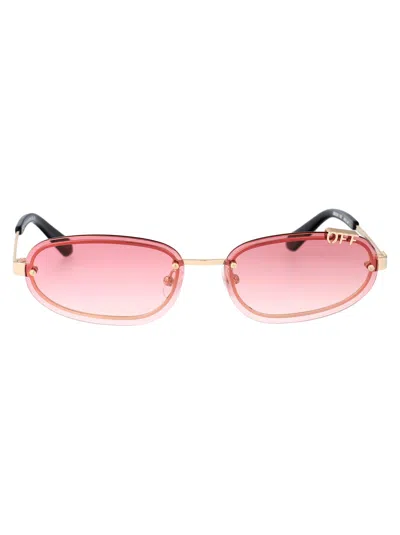 Off-white Miami Sunglasses In Gold Gradient Red