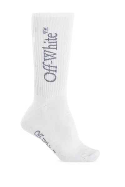 Off-white Mid Bookish Calf Socks