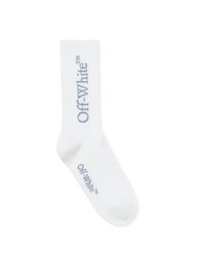 Off-white Mid Bookish Calf Socks In White