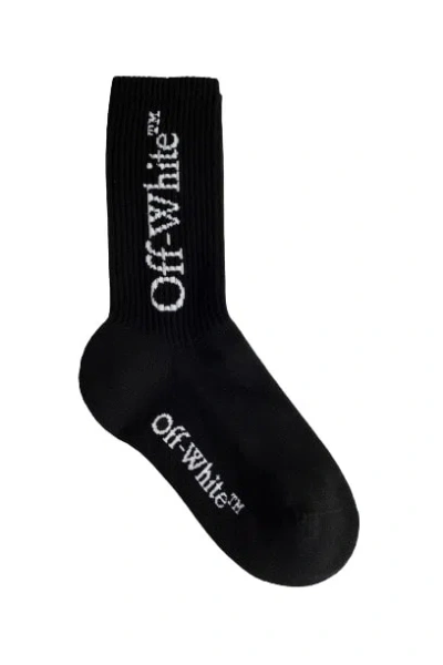 Off-white Mid Bookish Socks In Black