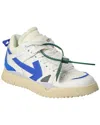 Off-white Mid Top Sponge Leather Sneaker In Neutral