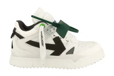 Pre-owned Off-white Mid-top Sponge Sneakers White Black (women's)