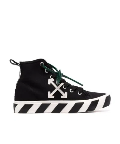 OFF-WHITE VULCANIZED MID-TOP SNEAKERS