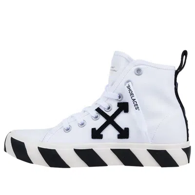 Off-white Mid Top Vulcanized Canvas Shoes Black/white