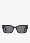 Off-white Black Midland Sunglasses In Gray