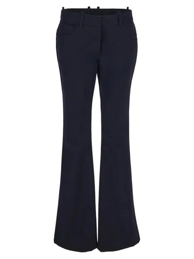 OFF-WHITE MIDNIGHT BLUE WOOL PANT