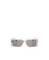 Off-white Milano Rectangle-frame Sunglasses In Gray