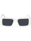 Off-white Milano Rectangle-frame Sunglasses In White