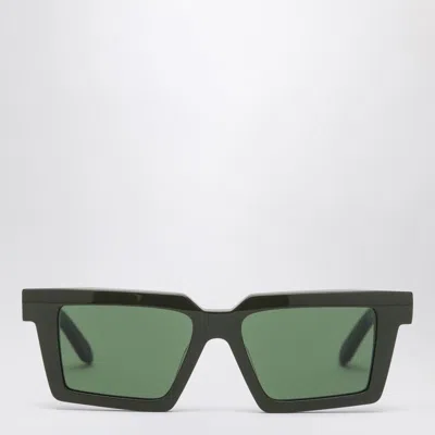 Off-white Military Green Acetate Sunglasses