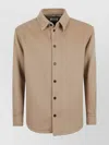Off-white Military Inspired Long Sleeve Embroidered Shirt In Neutral