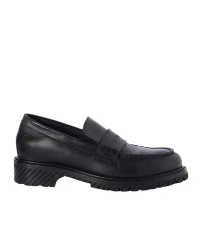 OFF-WHITE OFF-WHITE MILITARY SLIP-ON LOAFERS