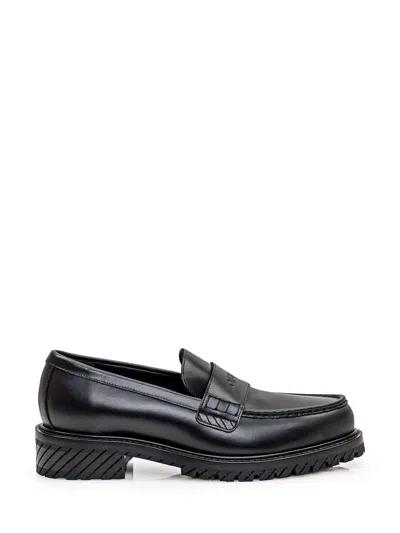 Off-white Military Moccasin In Black