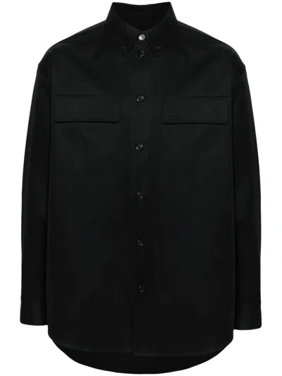 Off-white Military Overshirt In Black