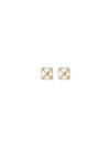 Off-white Mini Arrow Earrings In Gold