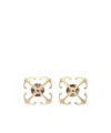 Off-white Mini Arrow Earrings In Yellow