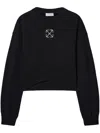 Off-white Mini Arrow Sweatshirt In Black