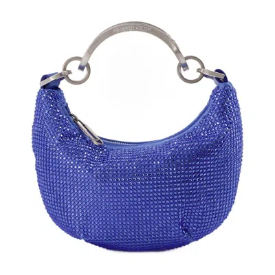 Off-white Mini Binder Clip Bag In Blue