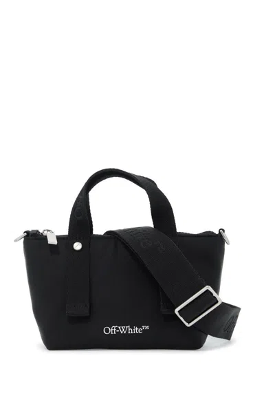 Off-white Mini Day Off Tote Bag In Black | ModeSens