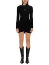 Off-white Women's Mini Dress | Size 42 | Owdb486 In Black