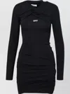 Off-white Stretch Viscose Dress