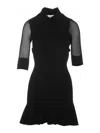 Off-white Off White Off White Owhi116 S24 Kni001 Woman Black Dress In Black