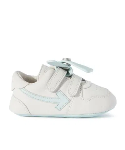 Off-white Mini Out Of Office 'ooo' Leather Sneakers In White
