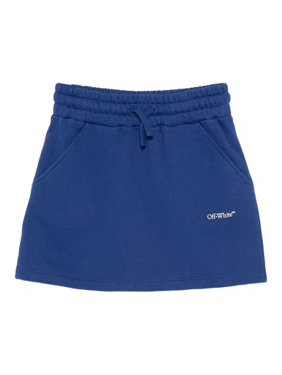 OFF-WHITE MINIFALDA - AZUL