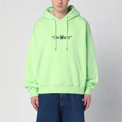 OFF-WHITE OFF-WHITE  MINT GREEN SWEATSHIRT WITH LOGO