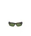 Off-white Miramar Sunglasses In Green