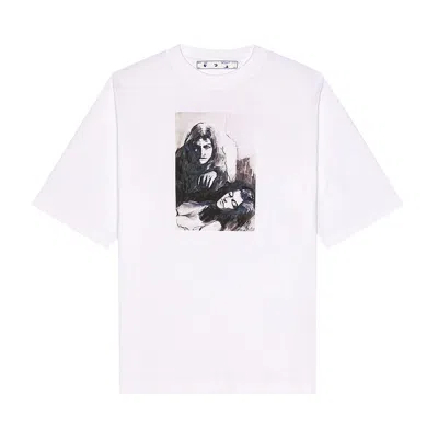 Pre-owned Off-white Mirko Artist Short-sleeve Skate Tee 'white/black' | Men's Size Xxl