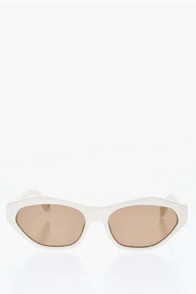 Off-white Mirrored Kent Squared Sunglasses In White