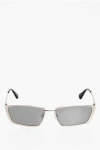Off-white Mirrored Lenses Silver Effect Richfield Cat Eye Sunglasses In Blue