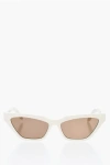 Off-white Mirrored Madison Cat Eye Sunglasses