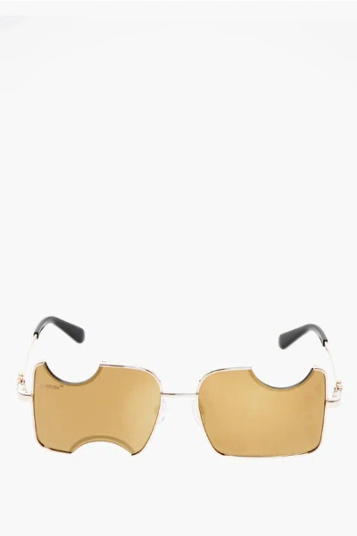 Off-white Mirrored Salvador Sunglasses With Icon Details