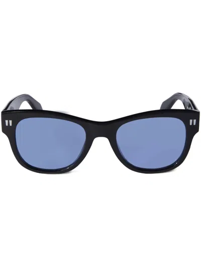 Off-white Moab Round-frame Sunglasses In Black