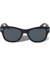 Off-white Moab Round-frame Sunglasses In Black