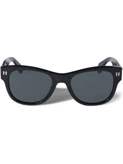 Off-white Moab Round-frame Sunglasses In Black