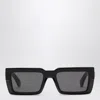 Off-white Moberly Rectangular Logo Sunglasses In Black