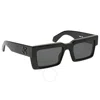 Off-white Moberly Dark Grey Square Unisex Sunglasses Oeri114 1007 54
