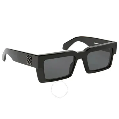 Off-white Moberly Dark Grey Square Unisex Sunglasses Oeri114 1007 54
