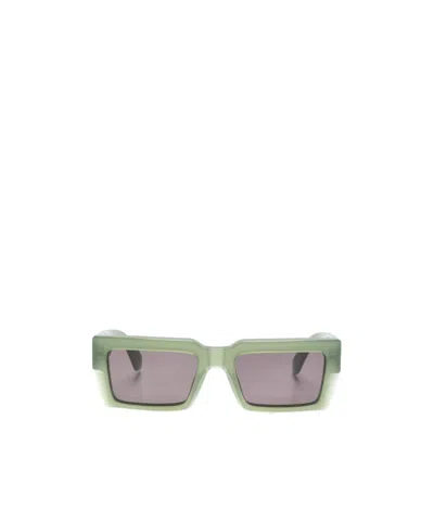 Off-white Moberly Rectangle-frame Sunglasses In Gray