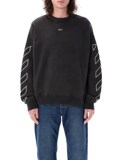 Off-white Modern Martyrdom Arrow Sweatshirt In Black