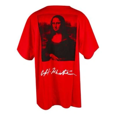 Off-white Mona Lisa Oversized T-shirt 'red'
