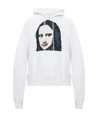 OFF-WHITE MONA LISA PRINT HOODIE