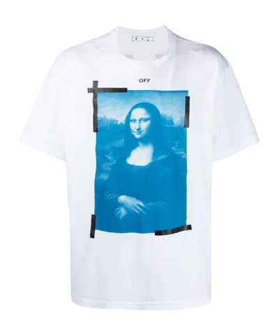 Off-white Mona Lisa Tape T-shirt In Green
