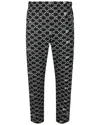 Off-white Monogram Allover Trackpants In Black