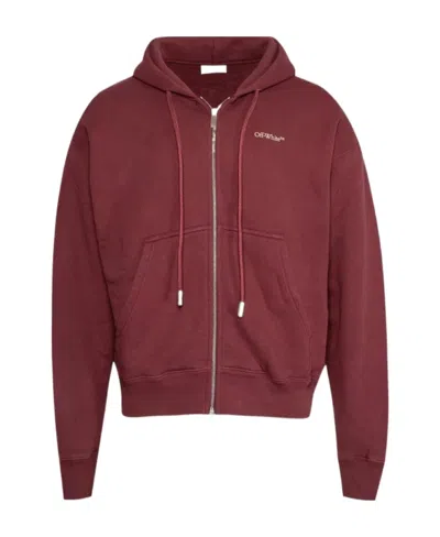 Off-white Moon Arrow Skate-print Jacket In Red